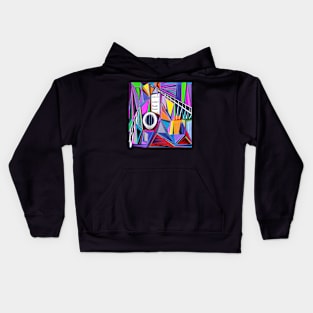 Spools of Eclectic Colors, Pin, Tote, Mug Kids Hoodie